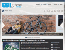 Tablet Screenshot of ebis-fahrradservice.de